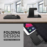 Fast Foldable Wireless 4 in 1 Charging Station for Pen, phone, airpods, and Watch