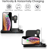 Fast Foldable Wireless 4 in 1 Charging Station for Pen, phone, airpods, and Watch