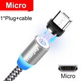 Fast Charging Magnetic USB Cable For iPhone and Samsung phones